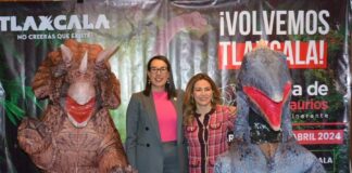 Invita SECTURE al Museo Itinerate “Tierra de Dinosaurios” -AlternativaTlx
