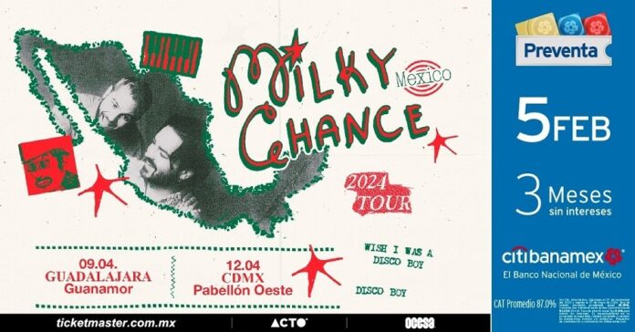 MILKY CHANCE: El dúo Alemán Anuncia su Regreso a México -AlternativaTlx
