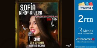 Sofía Niño de Rivera en la CDMX -AlternativaTlx