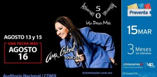 Ana Gabriel Anuncia una Tercera Fecha en el Máximo Escenario de Reforma -AlternativaTlx