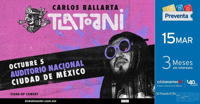Carlos Ballarta Anuncia Show en Auditorio Nacional -AlternativaTlx