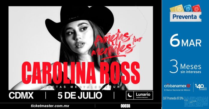 Carolina Ross Una Velada de Amor y Desamor en la CDMX -Alternativa Carolina Ross: Una Velada de Amor y Desamor en la CDMX -Alternativa