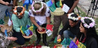 Los Tapetes Elaborados con elementos Naturales para la Fiesta de Cristo Rey ya son Parte del Inventario Nacional del Patrimonio Cultural Inmaterial -AlternativaTlx