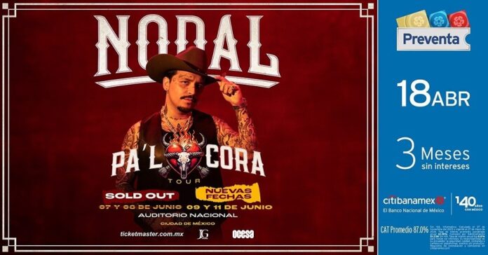 Christian Nodal Anuncia Nuevas Fechas de su Tour 2024 -AlternativaTlx