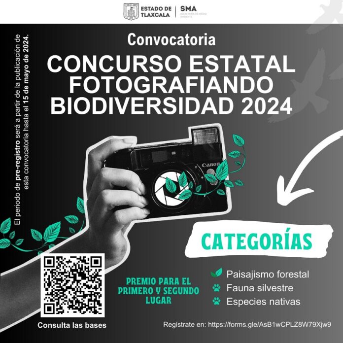 Convoca SMA a Concurso Estatal “Fotografiando la Biodiversidad 2024” -AlternativaTlx