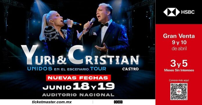 Debido al Gran Éxito, Yuri & Cristian Castro Anuncian más Fechas de su Gira -AlternativaTlx