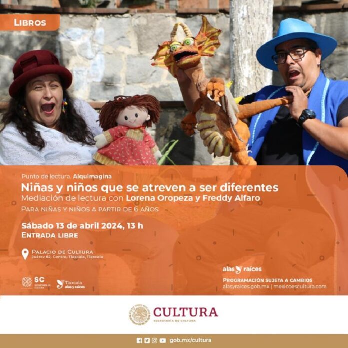 Durante Abril, Experiencias Creadoras para Bebés, Niñas, Niños y Adolescentes con Alas y Raíces en el Palacio de Cultura, en Tlaxcala -AlternativaTlx