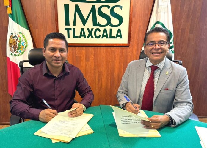 Firma IMSS Tlaxcala Convenio de Incorporación Voluntaria al Régimen Obligatorio del Seguro Social con ICATLAX -AlternativaTlx