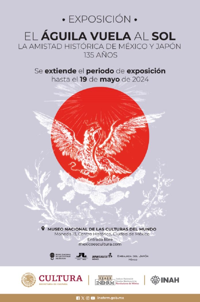 La Exposición “El Águila Vuela al Sol. La Amistad Histórica de México y Japón” Seguirá Abierta al Público Hasta el 19 de Mayo -AlternativaTlx