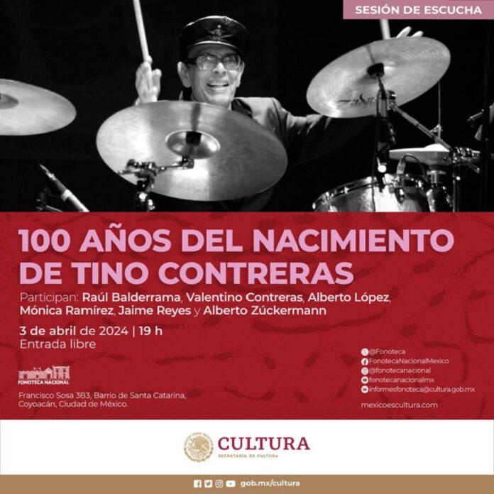 La Fonoteca Nacional Conmemora los 100 años del Nacimiento de Tino Contreras, Figura Legendaria del Jazz Mexicano -AlternativaTlx