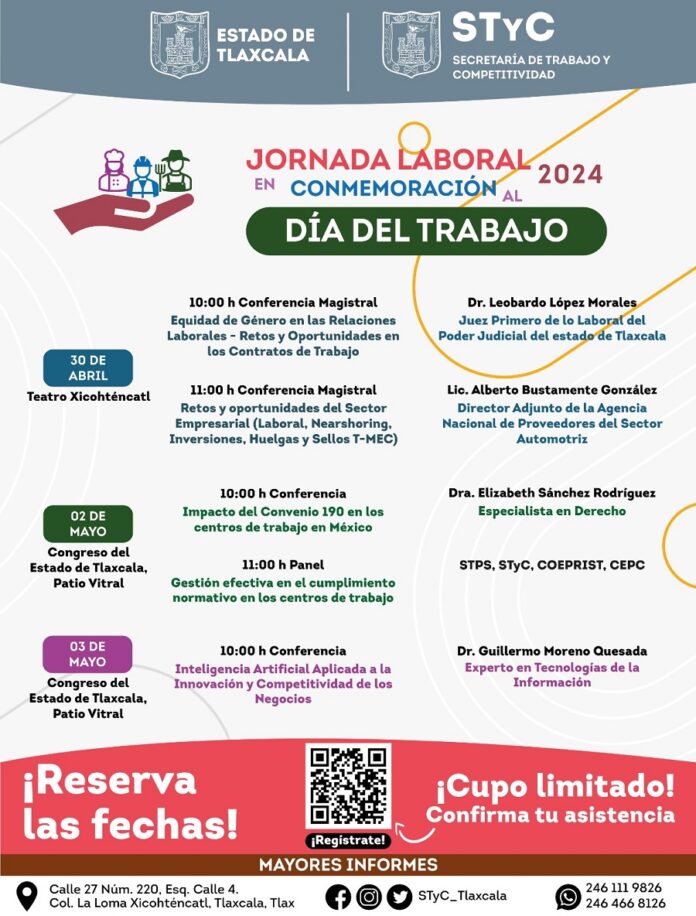 Organiza STYC Ciclo de Conferencias y un Panel con Motivo del Día Internacional del Trabajo -AlternativaTlx