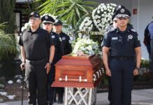 Rinde SSC Homenaje Luctuoso a Policía Caído en Cumplimiento de su Deber -AlternativaTlx