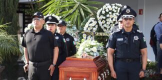 Rinde SSC Homenaje Luctuoso a Policía Caído en Cumplimiento de su Deber -AlternativaTlx