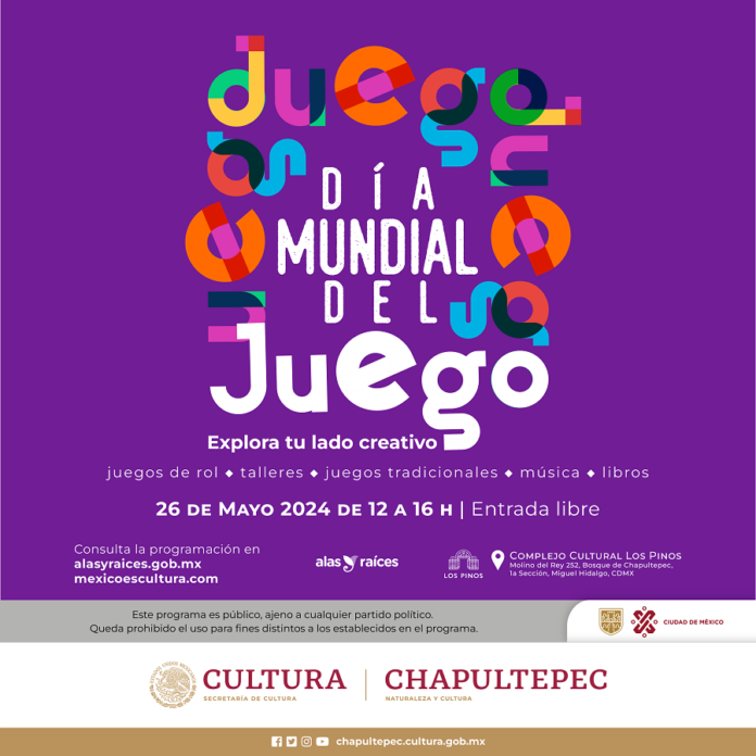 Explora tu Lado Creativo y Celebra el Día Mundial del Juego con Alas y Raíces en el Complejo Cultural Los Pinos -AlternativaTlx