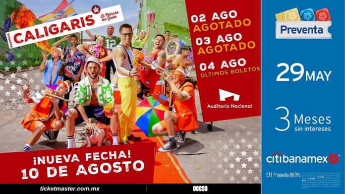Los Caligaris Suman una Nueva Fecha en el Auditorio Nacional -AlternativaTlx