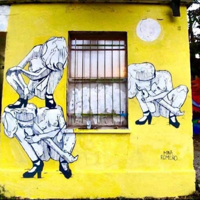 Mina Romero Crea murales para Invitar al Público a ser Parte de la Obra -AlternativaTlx