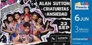 Alan Sutton y Las Criaturitas de la Ansiedad en el Lunario -AlternativaTlx