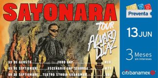 Álvaro Díaz Traerá el Sayonara Tour a México -AlternativaTlx