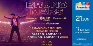 Bruno Mars Dará Segundo Concierto en Estadio GNP Seguros -AlternativaTlx