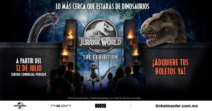 Jurassic World: The Exhibition llega a la Ciudad de México - AlternativaTlx