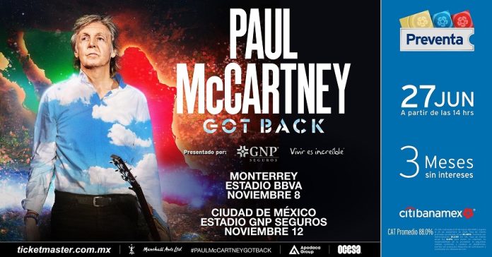 Paul McCartney Anuncia su Regreso a México -AlternativaTlx Paul McCartney Anuncia su Regreso a México -AlternativaTlx