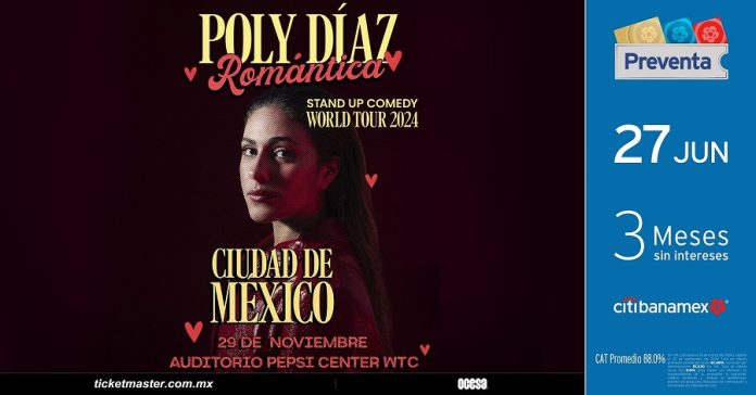 Poly Díaz Una Noche de Comedia en el Pepsi Center WTC - AlternativaTlx Poly Díaz: Una Noche de Comedia en el Pepsi Center WTC - AlternativaTlx