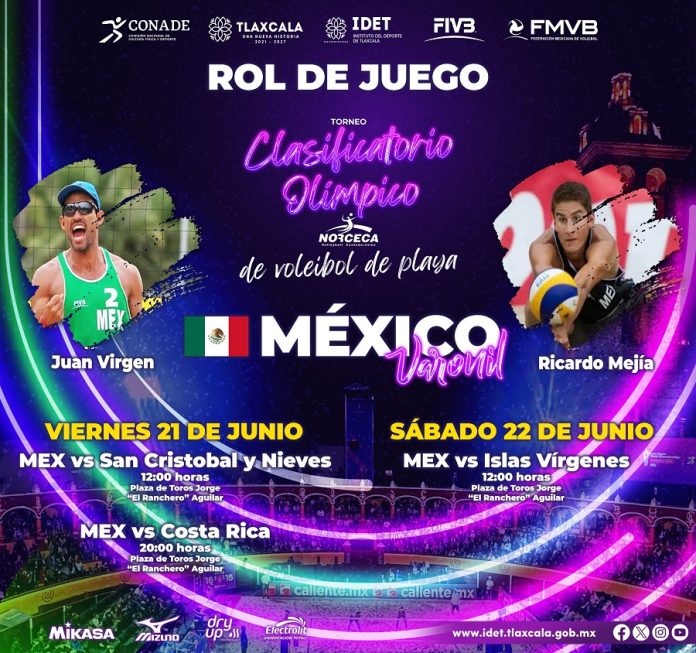 Se Realiza el Sorteo del Torneo Clasificatorio Olímpico NORCECA de Voleibol de Playa -AlternativaTlx