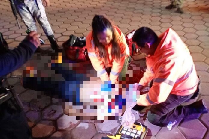 Auxilia Protección Civil de Huamantla a Masculino Herido en Riña -AlternativaTlx