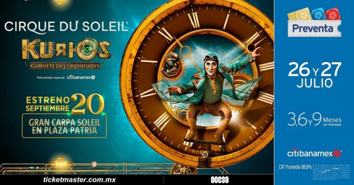 Cirque du Soleil Regresa a Guadalajara con KURIOS (Gabinete de Curiosidades) -AlternativaTlx