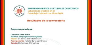 Conoce los Ganadores de la Convocatoria Emprendimientos Culturales Colectivos. Residencia Creativa en el Complejo Cultural Los Pinos 2024 -AlternativaTlx