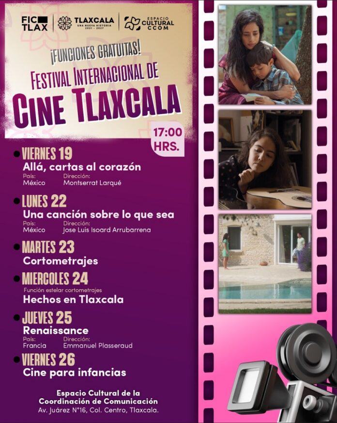 Espacio Cultural de la CCOM Abre sus Puertas al Festival Internacional de Cine Tlaxcala -AlternativaTlx