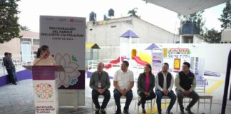 Inaugura Fernanda Espinosa de los Monteros Segundo Parque Inclusivo para el Bienestar en Calpulalpan -AlternativaTlx
