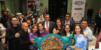 Inauguran Cuéllat Cisneros y Mauricio Sulaimán Exposición “Verde y Oro” en el Museo de la Memoria -AlternativaTlx