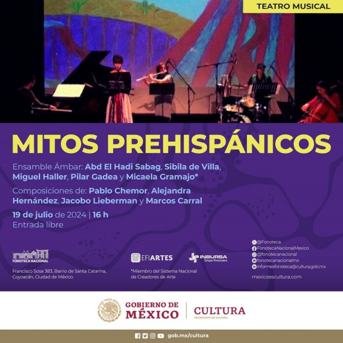 La Fonoteca Nacional Recibe el Espectáculo Interdisciplinario Mitos Prehispánicos -AlternativaTlx