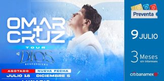 Omar Cruz Anuncia su Segunda Fecha en CDMX -AlternativaTlx
