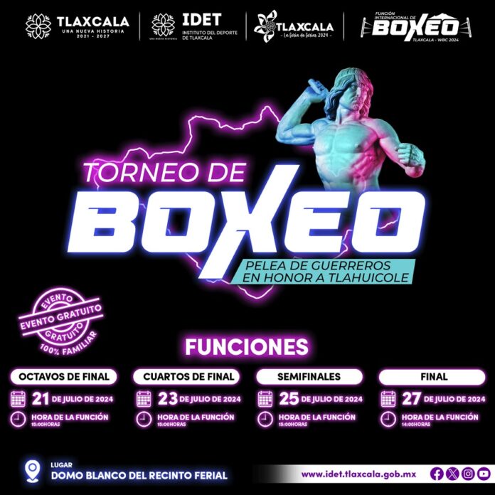 Realizara WBC e IDET Torneo Amateur de Boxeo “Pelea de Guerreros en Honor a Tlahuicole” -AlternativaTlx