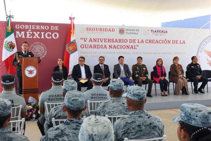 Reconoce Lorena Cuéllar Labor y Patriotismo de la Guardia Nacional -AlternativaTlx