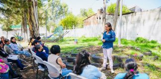 Recorre Fernanda Espinosa de los Monteros Unidad de Bienestar para tu Nutrición en Acuitlapilco -AlternativaTlx