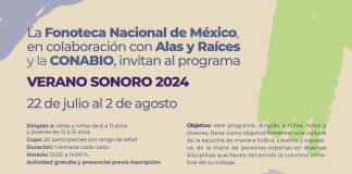 Se Abre Registro para el Programa Verano Sonoro 2024 en la Fonoteca Nacional -AlternativaTlx