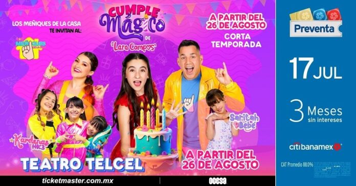 Te Invitamos a Vivir un Cumple Mágico -AlternativaTlx