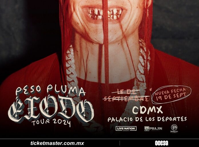 ¡Peso Pluma Suma una Fecha más a su Éxodo Tour en la CDMX! -AlternativaTlx