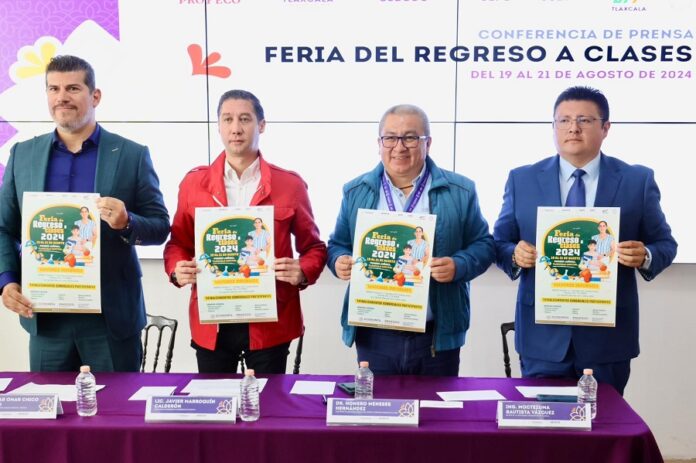 Autoridades Estatales Anuncian Feria de Regreso a Clases 2024 -AlternativaTlx