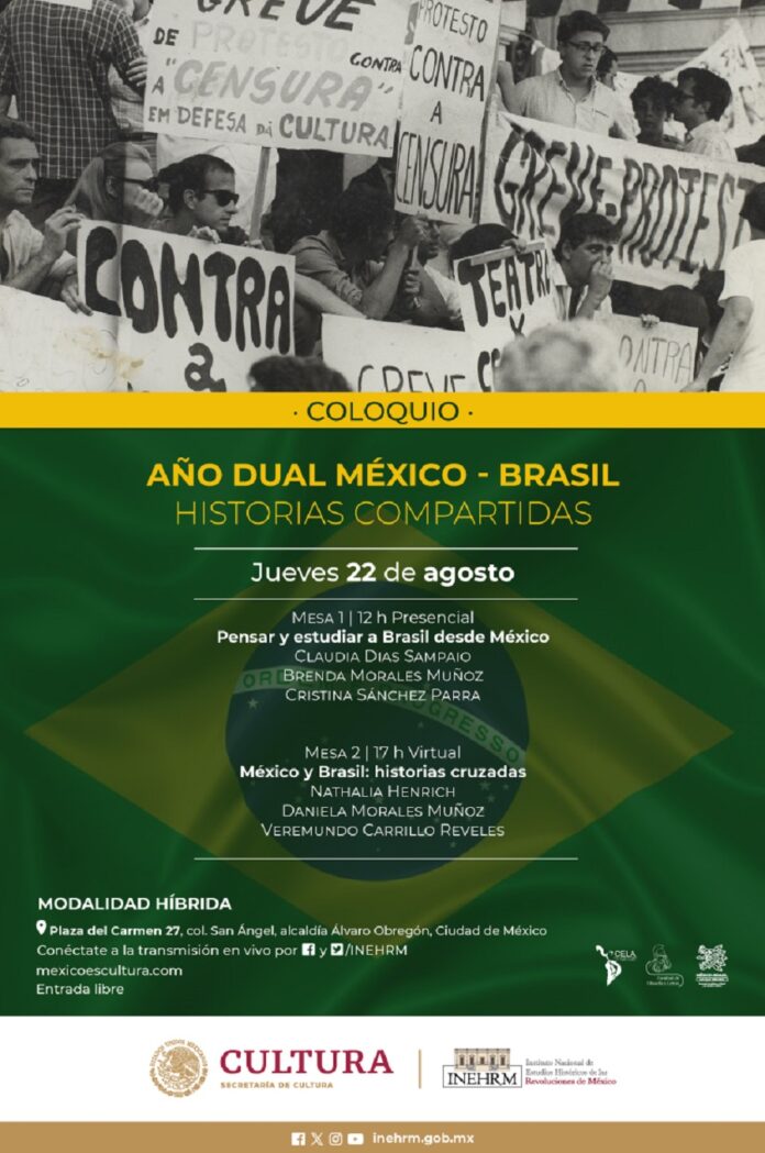 El Inehrm se Suma a la Celebración del Año Dual México Brasil con un Recuento Histórico y Cultural -AlternativaTlx El Inehrm se Suma a la Celebración del Año Dual México Brasil con un Recuento Histórico y Cultural -AlternativaTlx