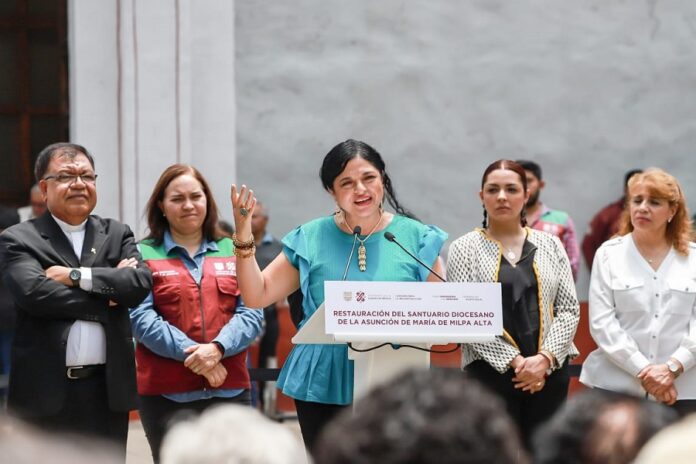 El templo de Santa María de la Asunción Vuelve a Abrir sus Puertas en Villa Milpa Alta -AlternativaTlx