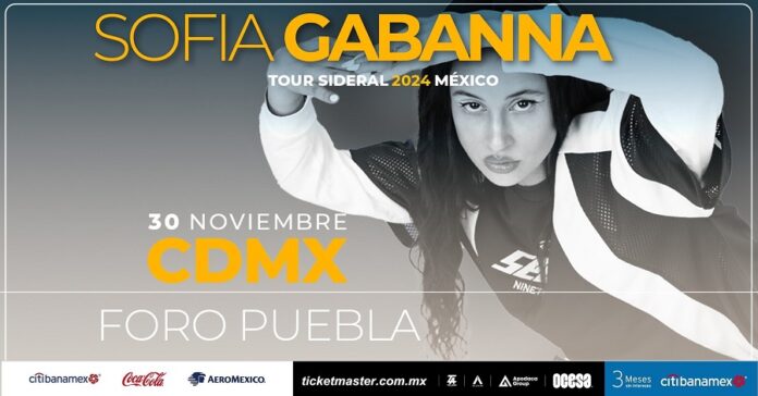Sofía Gabanna la Romperá en el Foro Puebla con su Flow Sideral -AlternativaTlx