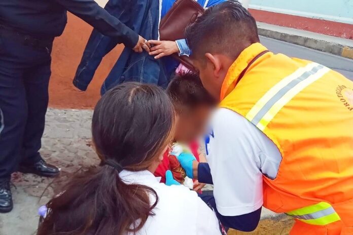 Atiende Policía de Huamantla de Manera Inmediata Reporte de Persona Herida en Plazuela de Jesús -AlternativaTlx