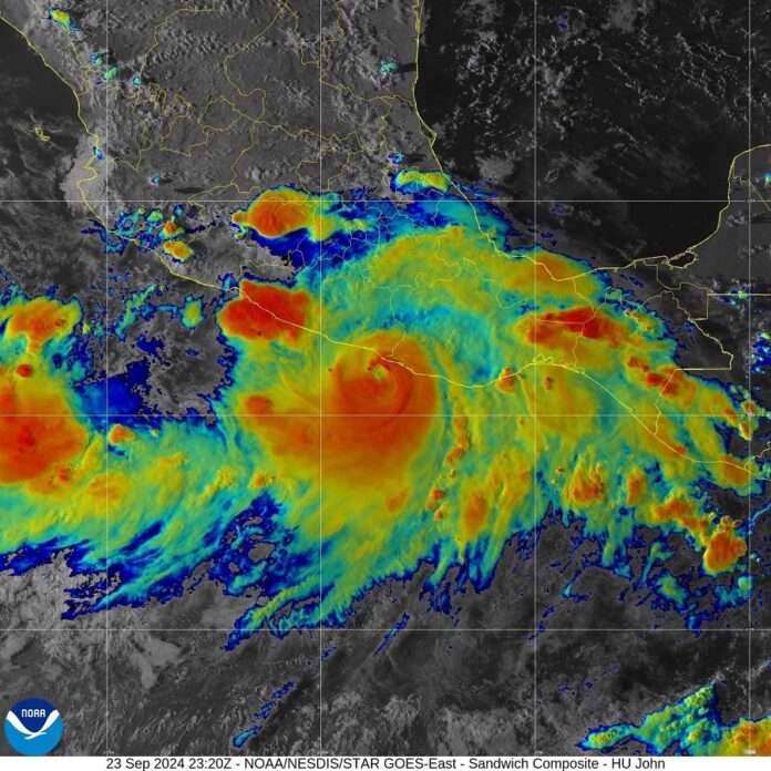 CNPC Exhorta a la Población de Oaxaca, Guerrero y Chiapas Resguardarse Durante el Paso del Huracán John -AlternativaTlx