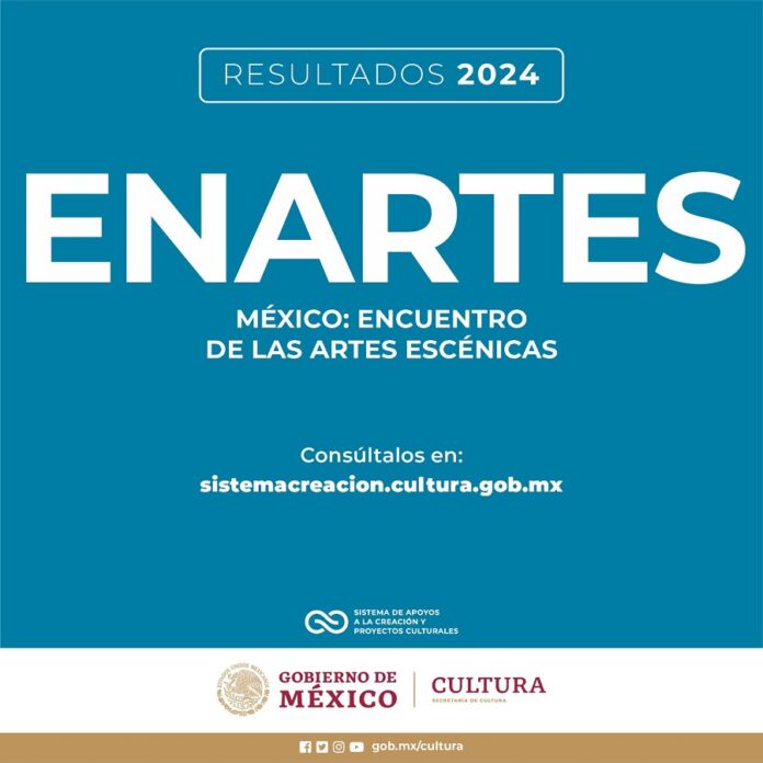 El Sistema Creación Publica los Resultados de la Convocatoria México Encuentro de las Artes Escénicas (Enartes) 2024 -AlternativaTlx