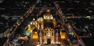 Inaugura Gobernadora Iluminación Arquitectónica de la Parroquia de San José -AlternativaTlx