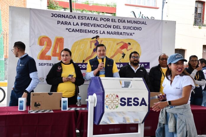 Realiza Sector Salud Carrera Atlética por la Salud Mental y Prevención del Suicidio -AlternativaTlx